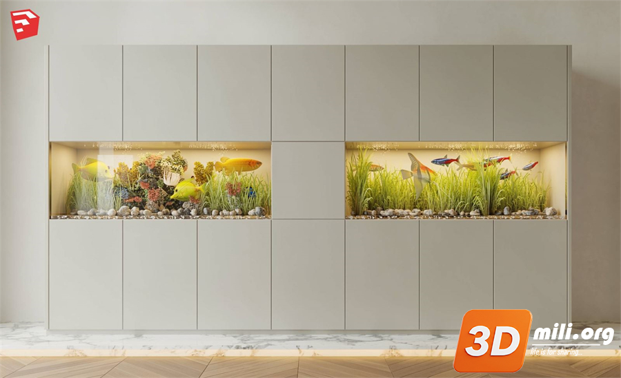 Aquarium Skp Files 